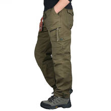 Мужские прямые тактические брюки, повседневные длинные брюки-карго в армейском стиле размера плюс 2XL на весну и осень, 2019 2024 - купить недорого