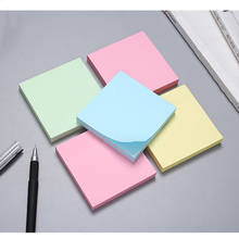 100 Sheets Color Paper Memo Pad Sticky Notes Bookmark Note Marker Memo Sticker for Office Student Stationery Supplies 2024 - buy cheap