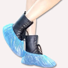 Rainy Day Shoes Accessories Waterproof Boot Covers Plastic Disposable Shoe Covers Overshoes 2024 - buy cheap