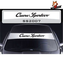 Gloss Auto Sticker for Alfa Romeo Cuore Sportivo Sun Strip Graphics Stickers Decals Sunstrip147 156 159 166 Giulietta Spider GT 2024 - buy cheap