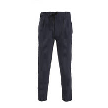 Pantalones de Moda a rayas informales para hombre, chándal largo deportivo, con bolsillo, 3 colores 2024 - compra barato