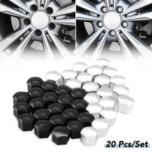 20Pcs Porca Da Roda de Carro Caps Hub Parafuso Tampa XT5 CT6 17mm para Cadillac ATS CTS DTS Escalade ESV SRX XTS ELR STS 2024 - compre barato