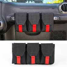 Bolsa de almacenamiento para coche, accesorio Interior para Jeep Wrangler TJ JK JKU JL JLU gladiador JT 1997-2018 2019 2020 2021 2022 2024 - compra barato