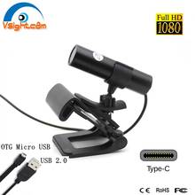 Cámara tipo C Bullet UVC OTG USB 1080P, exclusiva, con soporte, Webcam en vivo para Linux, Android, Windows, Mac, conector opcional 2024 - compra barato