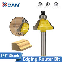 XCAN 1pc 1/4''(6.35mm) Shank Double Flute Roman Ogee Edging Router Bit Wood Milling Cutter Line Knife Carbide End Mill 2024 - buy cheap
