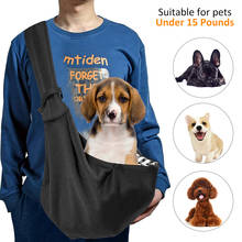 Bolsa de viagem para transportar cachorro, de lona, portátil, para viagem, para animais de estimação, bolsa frontal 2024 - compre barato