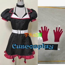 Fantasia de cosplay amana osaki, cores brilhantes, vestido fofo kawaii, fantasia de halloween para mulheres 2024 - compre barato