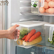 4.3l alto-capacit recipiente de armazenamento de alimentos plástico cozinha geladeira frutas caixa fresca tanque de armazenamento transparente caixas seladas 2024 - compre barato
