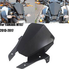 Para-brisa de alumínio para motocicleta, para yamaha mt07 mt 07 fz07 fz 07 2013 2014 2015 2016 2017 2024 - compre barato