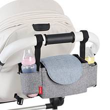 Organizador portátil para carrinho de bebê, carrinho de bebê organizador para pendurar fraldas 2024 - compre barato