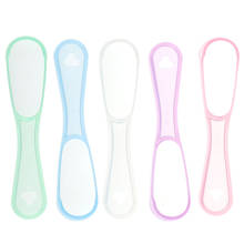 1pcs 5 Colors Mouth Hand Scraper Brush Cleaning Tongue Scraper Cleaner Dentalcare Oral Hygiene 2024 - buy cheap
