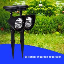 Solar Lawn Spotlight Garden Light Outdoor Waterproof Solar Panel Power Flood Lights Garden Light Pathway Light 2024 - buy cheap