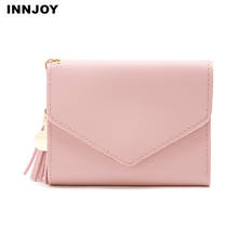 New Leather Women Wallet Hasp Small and Slim Coin Pocket Purse Women Wallets Cards Holders Luxury Brand Wallets Designer Purse 2024 - buy cheap