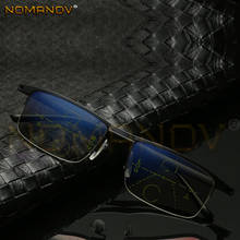 Ultra-light Rectangle Half-rim Frame Elite Men Women Progressive Multifocus Reading Glasses Add 75 100 125 150 175 200 to 400 2024 - купить недорого