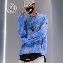 Men Fashion Loose Print Casual Pullover Hip Hop Sweatshirts 2024 - buy cheap