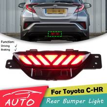 Red LED Rear Bumper Tail Light For Toyota C-HR 2016 2017 2018 Brake Signal Lamp 2024 - buy cheap