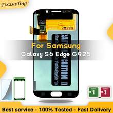 Pantalla LCD para Samsung Galaxy S6 Edge G925 G925F, montaje de digitalizador con pantalla táctil de SM-G925F 2024 - compra barato