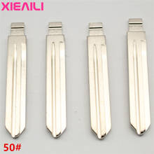 XIEAILI 5Pcs/lot 50# Metal Blank Uncut Flip KD Remote Key Blade For Hyundai Elantra S204 2024 - buy cheap