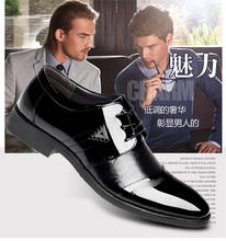 Zapatos de vestir de negocios clásicos para hombre, calzado Formal elegante de moda para boda, Oxford, sin cordones, para oficina, color negro 2024 - compra barato