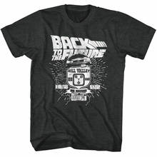 De volta para o futuro clássico da série delorean, camiseta de filme de ficção clássica americana. Camiseta masculina de algodão, manga curta, gola redonda, novo 2024 - compre barato