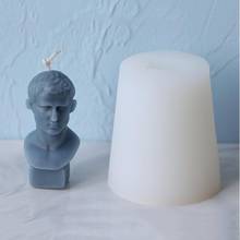 Agriba Sculture Candle Mold Plaster Portrait Perfume Candle Silicone Mold Fragrance Candle Making Wax Mould for Wedding Decor 2024 - buy cheap