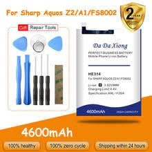 High Capacity 4600mAh HE314 Battery For SHARP AQUOS Z2 A1 FS8002 Replacement Batteria + Free Tools 2024 - buy cheap