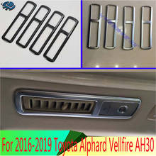 Moldura de ventilación de aire para coche Toyota Alphard Vellfire AH30, accesorios de ABS para techo trasero, moldura de cubierta de marco, 2016-2019 2024 - compra barato