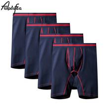 4Pcs/lot Male Panties Cotton Men's Underwear Boxers Breathable Man Boxer Solid Underpants Comfortable Brand Shorts Plus Size 3XL 2024 - buy cheap