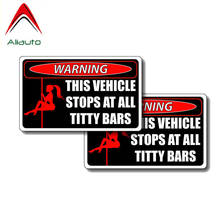 Предупреждающие автомобильные стикеры Aliauto 2 X, сексуальные наклейки для девочек на шпильках, аксессуары, наклейка из ПВХ для Hyundai Creta Vw Beetle Tucson,12 см * 7 см 2024 - купить недорого