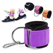 2Pcs Fitness Adjustable D-Ring Ankle Straps Foot Support Ankle Protector Gym Leg Pulley with Buckle Sports Feet Guard 2024 - buy cheap