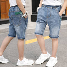 IENENS Kids Boys Summer Jeans Cloose Capris Children Denim Mid Pants Baby Boy Stretch Knee Length Cowboy Trousers Clothing 2024 - buy cheap