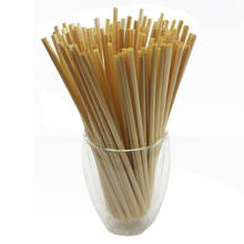 100PCS Drinking Straw Natural Wheat Straw 100% Biodegradable Straws Environmentally Friendly Portable Bar Kitchen Accessories 2024 - buy cheap