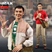 En Stock, BBK06, conjunto completo de Genius Scientist, Sheldon Lee Cooper, con doble cabeza figura de acción, modelo para regalos de Fans a escala 1/6 2024 - compra barato