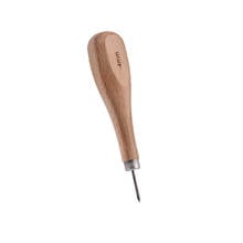 Imzay 4mm Leather Craft Wooden Diamond Rhombus Awl DIY Leather Stitching Sewing Awl Leathercraft Punch Tool 2024 - buy cheap