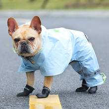 HOOPET-chubasquero reflectante con capucha para perro y gato, chaqueta impermeable para cachorros pequeños, ropa para perros 2024 - compra barato