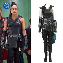 Disfraz de Thor Ragnarok Valkyrie 3 para mujer, traje de batalla de superhéroes de película, ropa de lujo para Halloween 2024 - compra barato
