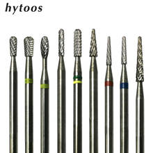 HYTOOS Carbide Nail Drill Bit High Quality Cuticle Clean Bits 3/32" Rotary Manicure Cutters Gel Removal Nail Accessories 2024 - buy cheap