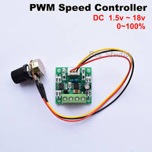 DC 1,8 V 3V 5V 6V 9V 12V 18V 2A 300W PWM DC Motor/interruptor regulador de velocidad de la bomba 0%-100% 2024 - compra barato