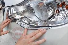 For Subaru XV Impreza Hatchback 2012 2013 2014 2015 2016  Chrome Front Head Light Lamp Cover Trim 2Pcs 2024 - buy cheap
