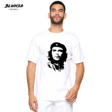 Blwhsa che guevara impresso t camisa masculina casual verão manga curta legal t-shirts engraçado guevara impressão camiseta 2024 - compre barato