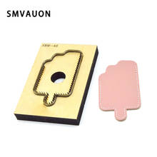 SMVAUON DIY Credit Card Holder Coin Purse Ice Cream Leather Cutting Die Handicraft Tool Punch Cutter Mold Wallet Laser Cut Die 2024 - buy cheap