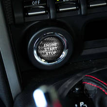 Carbon Fiber Car Engine Start Stop Button Sticker for Toyota 86 Subaru BRZ 13-19 Sticker Cover Trim Car Styling Accessories 2024 - buy cheap