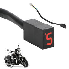 Indicador de marchas Exterior Universal para motocicleta, pantalla LED, Sensor de palanca de cambios, 5 marchas 2024 - compra barato