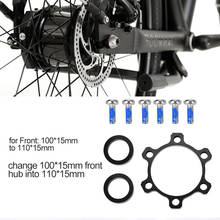 Bike Front Boost Hub Adapter Kit Bicycle Hub Converter Adaptor 100*15mm To 110*15mm Converter Set 2024 - buy cheap