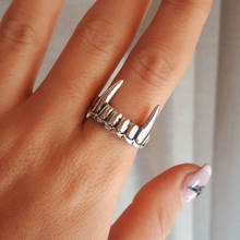 Готическое вампирский зуб кольца для мужчин и женщин Винтажное кольцо на Хэллоуин в стиле хип-хоп коктейльные кольца ювелирные изделия в стиле стимпанк 2024 - купить недорого