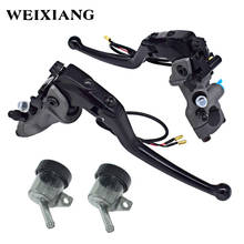 Motorcycle Universal CNC Adjustable Brake Pump Clutch cable Lever Radial Main cylinder Pump Tank For Honda Yamaha Kawasaki Suzuk 2024 - buy cheap