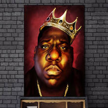 Biggie Smalls Modern Art Posters And Prints Portrait Of Biggie Small Canvas Painting On the Wall Art Canvas Pictures Home Decor 2024 - buy cheap