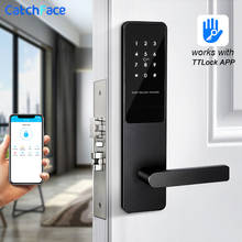 Cerradura digital electrónica de seguridad para el hogar, dispositivo de cierre inteligente con Wifi, sin llave, con aplicación TTlock, compatible con Alexa y Smart Watch 2024 - compra barato