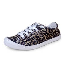 Summer Leopard Sneakers Canvas Shoes Flat  Women Casual Fashion Summer Sneakers SYE101 2024 - buy cheap