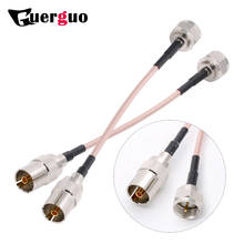 Adaptador de Cable personalizado para señal de TV, adaptador de Cable de 15cm/30cm/50cm/100cm, interruptor macho hembra F, venta al por mayor, novedad 2024 - compra barato